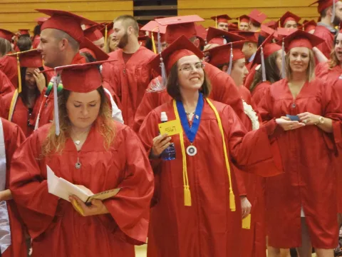 Dana Houston Jackson at graduation